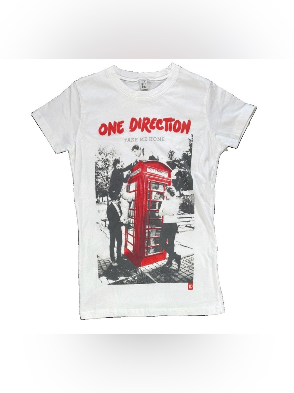 One Direction Take Me Home Album T Shirt Women's Small White Harry Styles